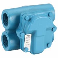 Steam Trap: Cast Iron, 1 1/2 in FNPT, 2,500 lb/hr, 125 psi Max., 450°F Max., H Pattern (MPN 44-7125N). Key specifications — Brand: MEPCO; Installation Orientation: Horizontal; Float Material: Stainless Steel; Manufacturer Series: 44.