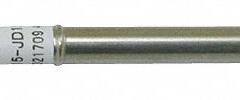 HAKKO Soldering Tip: T15 Series, Bent Chisel, 1.6 mm W, 6 mm Lg (MPN T15-JD16). Key specifications — Brand: HAKKO; Compatible Handpiece Manufacturer Model Number: FM-2028; Manufacturer Part Number: T15-JD16.
