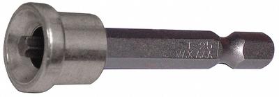 APPROVED VENDOR Power Bit: Power Bit, T25 Bit Size, Imperial, Torx Head, Std, 2 in Overall Lg - Impact Torx Bits