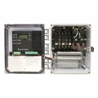 SJE-RHOMBUS Control Panel: Duplex, Single Phase, 120/208/240V AC, 7 to 15 A, 0 Switches Included, 4X (MPN EZS41W114X3A6A8AC10E15A). Key specifications — Current: 7 to 15 A; Rated Voltage: 120/208/240V AC; Alert Output: Visual; Intrinsic Safety: Not Specified Intrinsically Safe; Includes Reversing: Non-Reversing; Dosing Schedule: Demand Dose; Brand: SJE-RHOMBUS.
