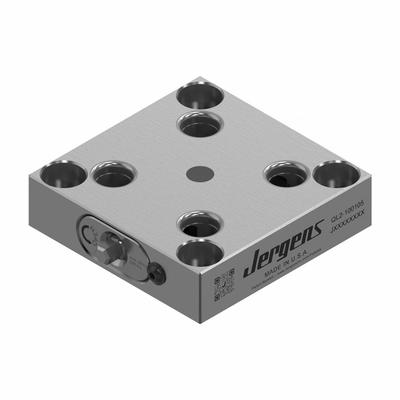 JERGENS Receiver Base: Quick-Loc, Square, Alloy Steel, 104 mm W x 104 mm L x 104 mm H - Quick-Loc Receiver Bases