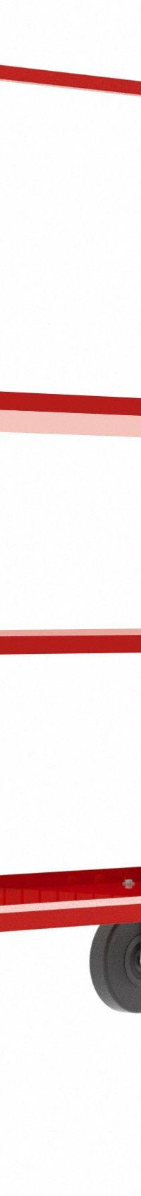 VALLEY CRAFT Cage Cart: 2,000 lb, Overall Dim. 57 in L x 30 in W x 68 in H, Adj, 2 Shelves, Rubber (MPN F89057VCRD). Key specifications — Caster/Wheel Configuration: (2) Swivel; Color: Red; Shelf Adjustability: Adjustable; Brand: VALLEY CRAFT.