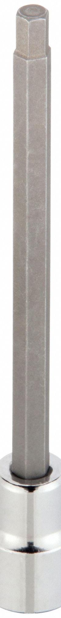 WESTWARD Socket Bit: 3/8 in Drive Size, Hex Tip, 7/32 in Tip Size, 4 13/16 in Overall Lg, SAE (MPN 54TM29). Key specifications — attr1204765: Fixed Insert; attr1204767: WESTWARD.