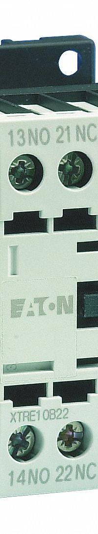 EATON IEC Control Relay: DIN-Rail Relay Mounting, 240V AC Coil Volt, 2NO/2NC, 10 A (MPN XTRE10B22B). Key specifications — Brand: EATON.