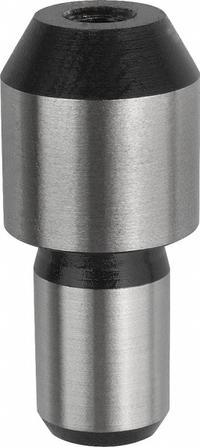 KIPP Stepped Round Locating Pin: Round, Shouldered, Tool Steel, 18 mm Shank Outside Dia (MPN K0818.25). Key specifications — Brand: KIPP.