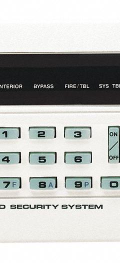NAPCO Intrusion System Keypads: 4 3/8 in Overall Ht, 1 1/8 in Overall Lg, 5 7/8 in Overall Wd, LED (MPN GEM-RP3DGTL). Key specifications — Brand: NAPCO; Integral Zone Expander: Yes; Keypad Display Type: LED; Product Type: Keypad.