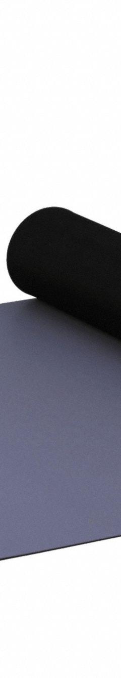 STATICIDE Dissipative Table Mat: Rubber, Gray, Gray, 1,000,000,000 ohm Resist Rating - Max (MPN 8385DGYM3072). Key specifications — Color: Gray; Manufacturer Part Number: 8385DGYM3072; Includes: (2) 0.4in Female Snaps; Material: Rubber; Brand: STATICIDE; Mat Color: Gray.