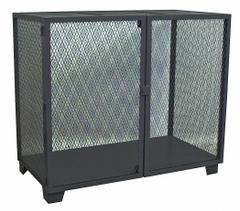 JAMCO Bulk Storage Locker: 48 in x 24 in x 54 in, 1 Units Wide, Padlock Hasp, 2 Doors, 0 Shelves (MPN MA248BL). Key specifications — Panels Included: (2) Doors; Brand: JAMCO.