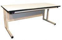 PRO-LINE Workbench: Fixed Ht, Laminate, 72 in x 30 in, 850 lb Overall Load Capacity, Beige (MPN CHD7230P-H11). Key specifications — Brand: PRO-LINE.