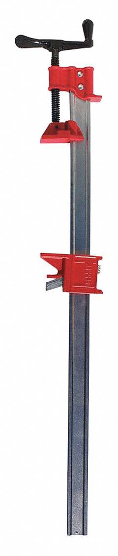 BESSEY Bar Clamp: Extra Heavy Duty, Crank Handle, 60 in Jaw Opening - Max, 7,000 lb Clamping Force (MPN IBEAM60). Key specifications — attr668287: Clutch; attr668283: Static; attr663925: BESSEY.