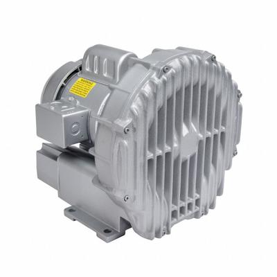 GAST Regenerative Blower: 1.5 hp, 63 in wc Max Op Pressure, 59 in wc Max Vacuum - 1-Stage Regenerative Blowers