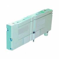 AVENTICS Solenoid Air Control Valve: Series 501, Double Solenoid, Three-Way / Two-Position, 24V DC (MPN R501A2BD0MA00F1). Key specifications — attr1076229: 24V DC; attr1076217: Solenoid Air Control Valve; attr1076167: R501A2BD0MA00F1; attr1076180: Plug-In; attr1076194: Double; attr1076197: Remote Pilot; attr1076198: Normally Closed; attr1076210: Non-Locking.
