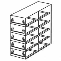 Upright Freezer Drawer Rack: 15 5/8 in Overall Lg, 8 5/8 in Overall Wd, Stainless Steel (MPN 0440311). Key specifications — Includes: Slide Out Drawers; Material: Stainless Steel; Product Type: Upright Freezer Drawer Rack; Brand: COLE-PARMER.