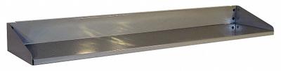 PRO-LINE Cantilever Shelf: 60 in Overall Wd, 12 in Overall Dp, Gray, Steel, Steel - Shelves for Workbenches