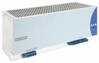 EATON DC Power Supply: DIN Rail, 960 W Output Power - Rated, 2.5 A Current - Output, Three Phase (MPN PSG960F24RM). Key specifications — attr1044898: Three; attr1044874: Aluminum; attr1044879: 400 to 500V AC; attr211400: EATON.