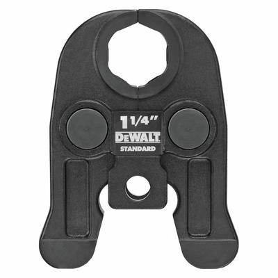 DEWALT Press Jaws: 1 1/4 in Pipe, Copper/Stainless Steel - Jaws & Rings for Standard & Extended Press Tools