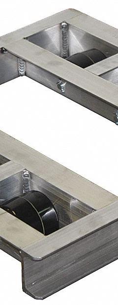B & P MANUFACTURING Pallet Dolly: 4,000 lb, Silver, (6) Axle-Mounted, Phenolic, Tilt Not Included (MPN PD-3648-6T). Key specifications — Caster/Roller Configuration: (6) Axle-Mounted; Brand: B & P MANUFACTURING; Color: Silver.
