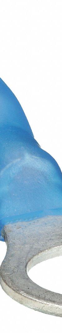 GRAINGER Ring Terminal: Blue, Heat Shrink Insulation, 5/16 in Stud Size, 16 AWG to 14 AWG Wire Sizes (MPN 5WHH8). Key specifications — Brand: GRAINGER.