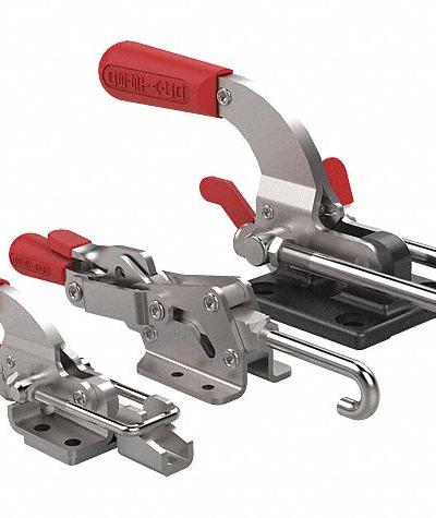 DE-STA-CO Locking Latch Clamp: Horizontal - Horizontal U-Latch Toggle Clamps