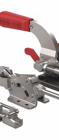 DE-STA-CO Locking Latch Clamp: Horizontal, Includes Locking Handle, Auto Latch Release Latch Release (MPN 323-R). Key specifications — Brand: DE-STA-CO; Handle Style: Locking Horizontal Handle.