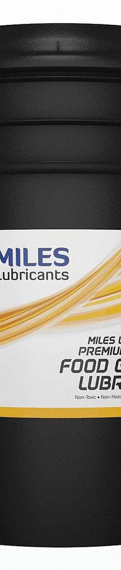 MILES LUBRICANTS Compressor Oil: 5 gal, Pail, 20 SAE Grade, 46 ISO Viscosity Grade, Food Grade (MPN MSF1542003). Key specifications — attr59744: 132; attr59746: 46; attr59736: Yes; attr59735: Pail; attr59738: Miles FG Comp Oil; attr59749: 20.