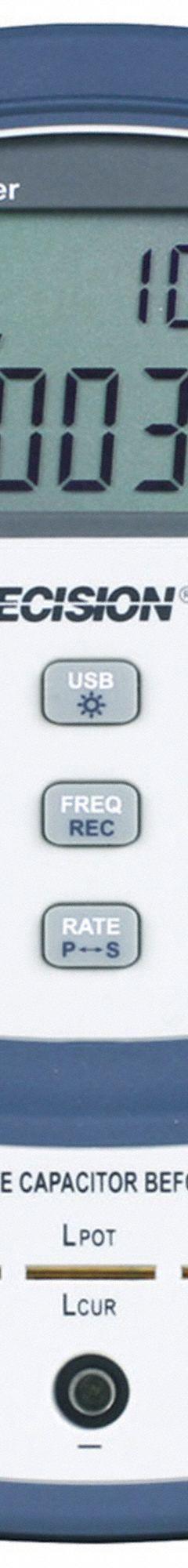 B&K PRECISION LCR Meter: 4 pF to 20 mF, 0.4 ohm to 10 megaohm, 4 uH to 1,000 H, USB (MPN 880). Key specifications — attr1387597: B&K PRECISION; attr1387618: LCR Meter; attr1387595: 880.