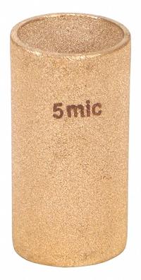 GROZ Compressed Air Filter Element: Particulate, 5 micron, Bronze, 90% Filter Efficiency (MPN F582020). Key specifications — attr111561: F582020; attr111565: 36JN50; attr132959: Bronze.