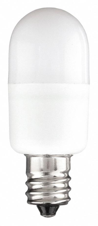 APPROVED VENDOR Compact LED Bulb: LED, Miniature Screw (E10), (T) Tubular, T6, 120V AC/DC - Mini Screw Base (E10) Miniature Lamps