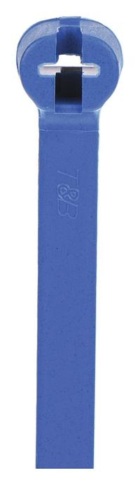 TY-RAP Cable Tie: 14 in Nominal Lg, 3 1/2 in Nominal Max. Bundle Dia., 0.27 in Wd, Blue, 50 PK (MPN TY527M-NDT). Key specifications — Outdoor Use: No; Color: Blue; Brand: TY-RAP.