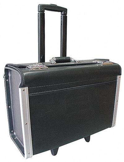 PLATT Protective Case: 12 in x 19 in x 8 in Inside, Black, Mobile, 11 lb Wt, 2 Wheels - Catalog Cases