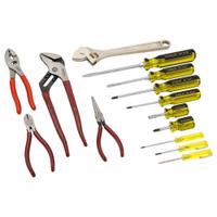 PROTO Maintenance Tool Kit: 14 Total Pcs, Drivers and Bits/Pliers/Wrenches, SAE (MPN J98314). Key specifications — attr538253: PROTO; attr548973: (1) Specialty Pliers; attr548974: (5) Phillips Screwdrivers; attr548975: None; attr548983: (1) Adjustable Wrench.