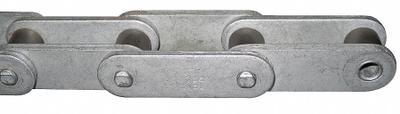 TSUBAKI Roller Chain: C2060H, 1 Strands, Steel, 1 1/2 in Pitch, 10 ft Overall Lg - Coated Conveyor Roller Chains