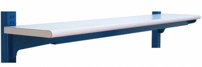 BENCHPRO Upper Shelf: 60 in Overall Wd, 12 in Overall Dp, White, Steel - Shelves for Workbenches