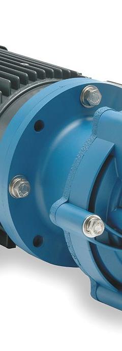 FINISH THOMPSON Magnetic Drive Pump: Polypropylene, 3/4 hp Horsepower, Three Phase, Polypropylene (MPN DB9P-M205). Key specifications — Gasket Material: Viton; Nameplate Voltage: 208-230/460V AC; Brand: FINISH THOMPSON.