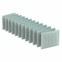 GRAINGER Link Air Filter: 16 in x 18 in x 1 in, 18 in Section Wd, 24 Sections, 2 Ply, MERV 8 (MPN 2GFT9). Key specifications — Performance Rating: MERV 8; Brand: GRAINGER; Media Material: Synthetic.