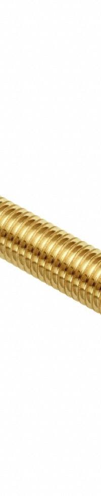AMPG Fixed Rod End: Brass, Plain, 110 mm Hole Center-to-End Lg, Right Hand, M12-1.75 Thread Size (MPN ZEBM12X110-BR). Key specifications — attr952243: AMPG.