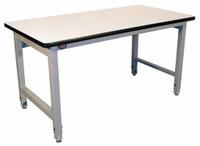 PRO-LINE Workbench: Adj Ht, Laminate, 72 in x 30 in, 5,000 lb Overall Load Capacity, Gray (MPN HD723030PL-A31). Key specifications — Brand: PRO-LINE.