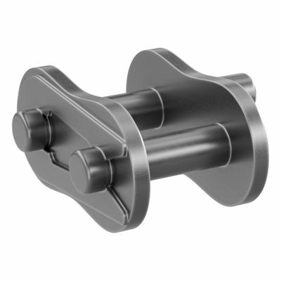 TSUBAKI Attachment Link: For Std Roller Chains, D-1, 50, Single Strand, 5/8 in Pitch - Attachment Links for ANSI Standard Chains