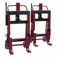WESCO Machinery and Equipment Mover: 6,000 lb, 18 3/8 in L x 23 in W x 43 1/2 in H Overall, Solid (MPN 260088). Key specifications — Handle Type: Flow-Back; Includes Straps: Without Straps; Brand: WESCO.