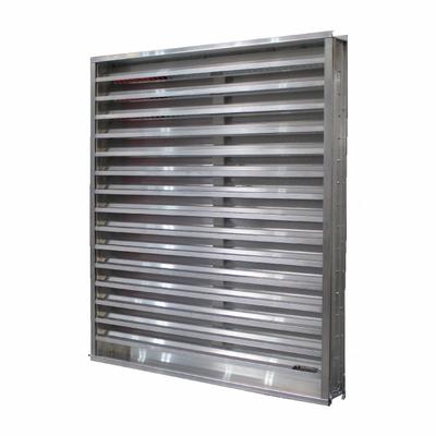 S&P AIR CONTROL Wind Driven louver: Hat Channel, Flush Mount, 53 1/2 in H, 53 1/2 in W - Wind Driven Rain Louvers