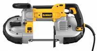 DEWALT Band Saw: 5 in Cutting Dia - Max, 10 A Current, 350 SFPM Cutting Speed - Max (MPN DWM120K). Key specifications — attr1169962: DEWALT; attr1169967: Kit Box.