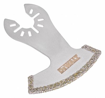 DEWALT Oscillating Scraper Blade: 2 1/2 in Blade Wd, 3 1/2 in Blade Lg, Carbide Grit - Open-Back Universal OIS Mounted Blades