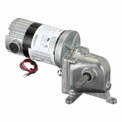 Dayton Gearmotor: Right Angle, 90V DC, TENV, 6 RPM, 177 in-lb Max Torque, 275:1 - Right Angle DC Gearmotors