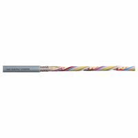 CHAINFLEX Data Cable: 24 AWG, 18 Conductors, Order by the Foot, PUR Jacket, 300 V (MPN CF240PUR-02-18). Key specifications — attr1141190: Copper; attr1141193: Single; attr1141160: 5 x OD; attr1141165: 8 x OD; attr1141168: No; attr1141174: 10 x OD; attr1141159: Notch Resistance; attr1141182: IEC 60332-1-2.