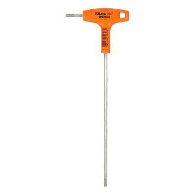 BETA Hex Key: 0 Ball Ends, 2.5 mm Tip Size, Metric, Long, Stainless Steel, Satin - Stainless Steel Hex Keys