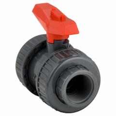 GF PIPING SYSTEMS Manual Two-Way Ball Valve: 1 in, PVC, Straight, FNPT x FNPT, Full Port Ball Port (MPN 161375019). Key specifications — Brand: GF PIPING SYSTEMS; Handle: Tee.