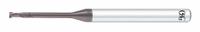 OSG Corner Radius End Mill: Carbide, WXS Coated, 2 Flute, 1.5 mm Mill Dia, 1.2 mm LOC, 0.2 mm Rad (MPN 3101502)