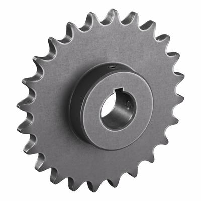 TRITAN Roller Chain Sprocket: 100, For 1 1/4 in Chain Pitch, 2 in Bore Dia, 24 Teeth - Size 100 Fixed-Bore Roller Chain Sprockets