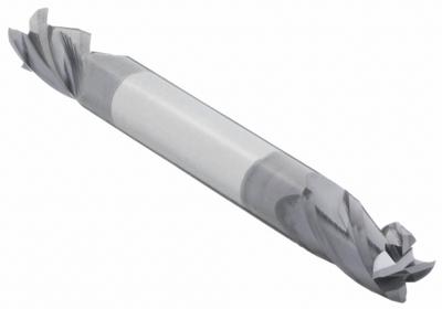 OSG Square End Mill: Carbide, TiAlN Coated, Double End, 4 Flute, 1/8" Mill Dia - Double-End Carbide Square End Mills