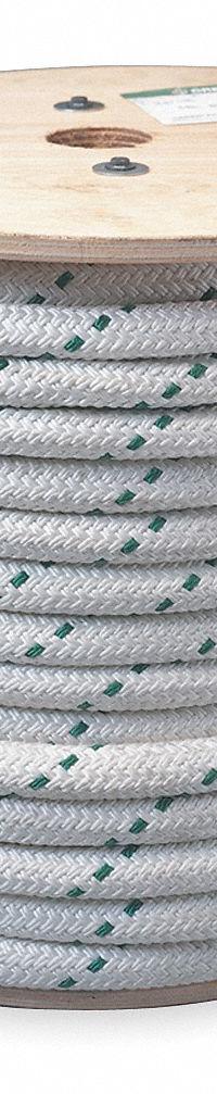 GREENLEE Cable Pulling Rope: 1/2 in Rope Dia., 600 ft Rope Lg., 10,000 lb Max, Nylon (MPN 456). Key specifications — attr531818: GREENLEE; attr534204: Pulling Rope; attr534202: Nylon.